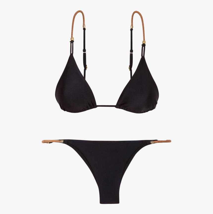 Black Elis Tri Parallel Bikini - Bikini, HD Png Download