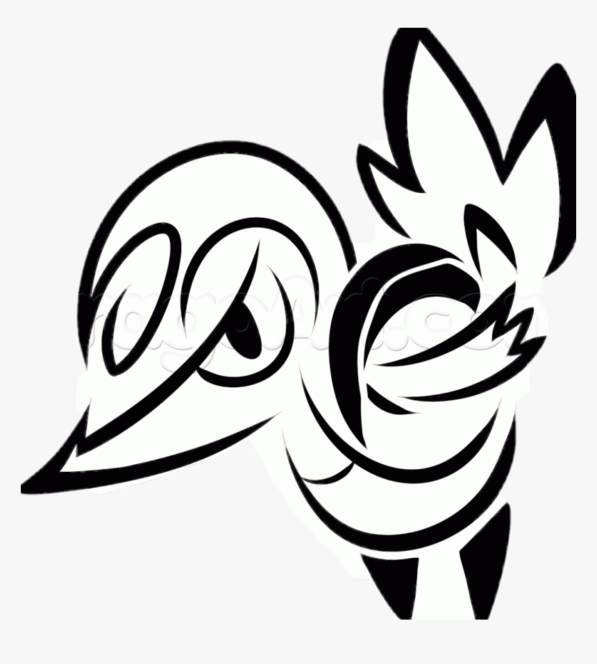 #tribal Snivy - Snivy Tribal Tattoo, HD Png Download