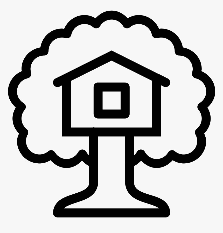 Clipart Tree House Black And White Clip Art Royalty - Swiss Family Robinson T Shirt, HD Png Download
