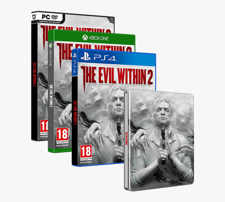 Evil Within 2 Steelbook , Png Download - Evil Within 2 Pc Game Cover, Transparent Png