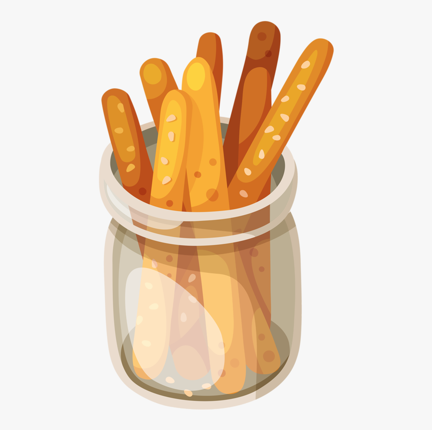 Фотки Food Clips, Food Illustrations, Illustration - Bread Stick Clipart, HD Png Download