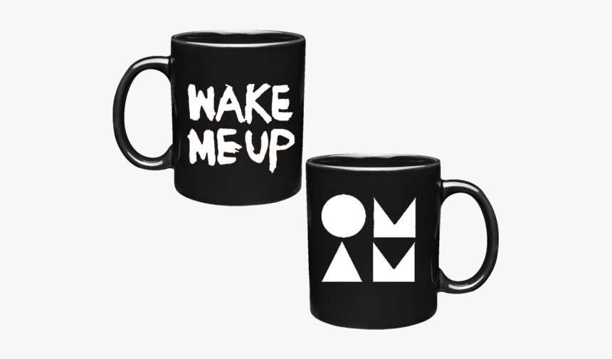 Wake Me Up Black & White Mug - Mug, HD Png Download