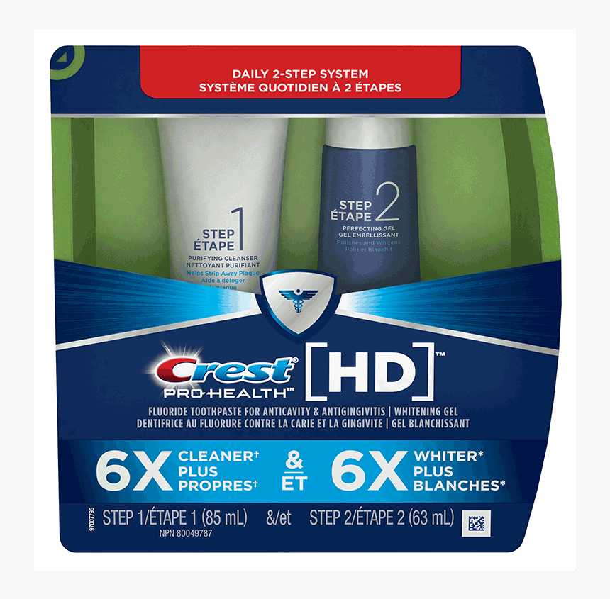 Crest Pro Health Hd Daily 2 Step System - Crest Pro Health Hd, HD Png Download