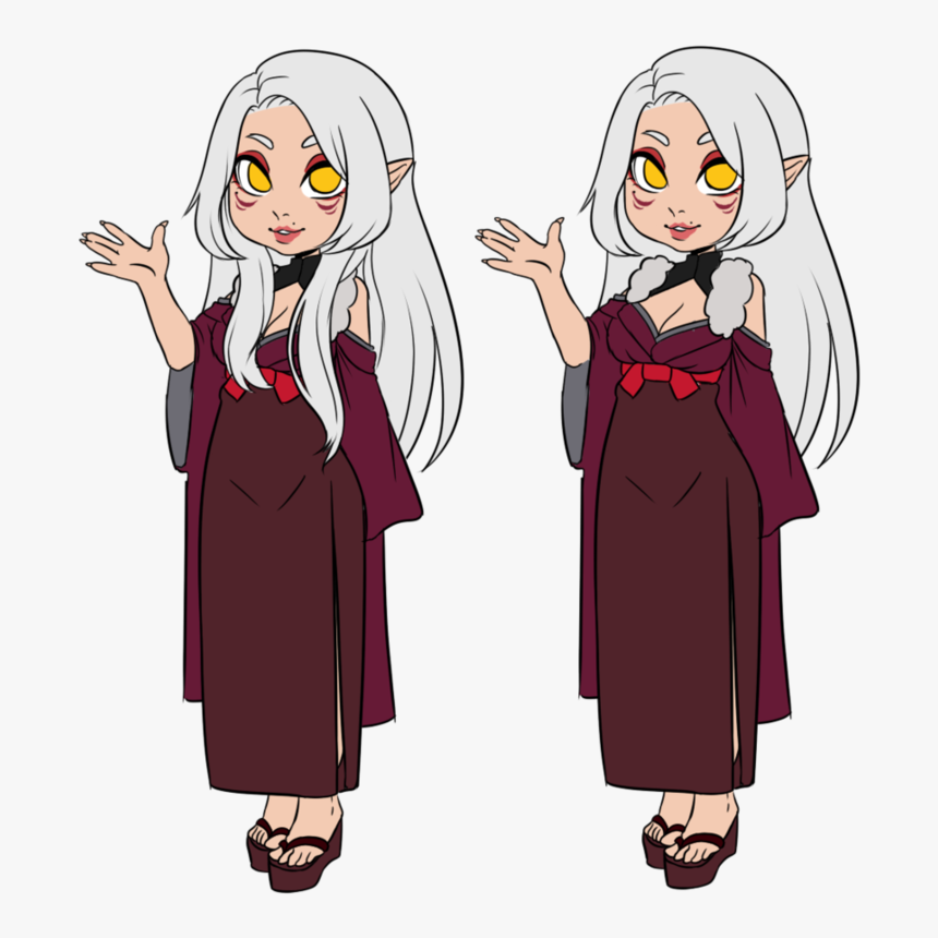 Hisoka Drawing Girl Version - Inuyasha Oc, HD Png Download