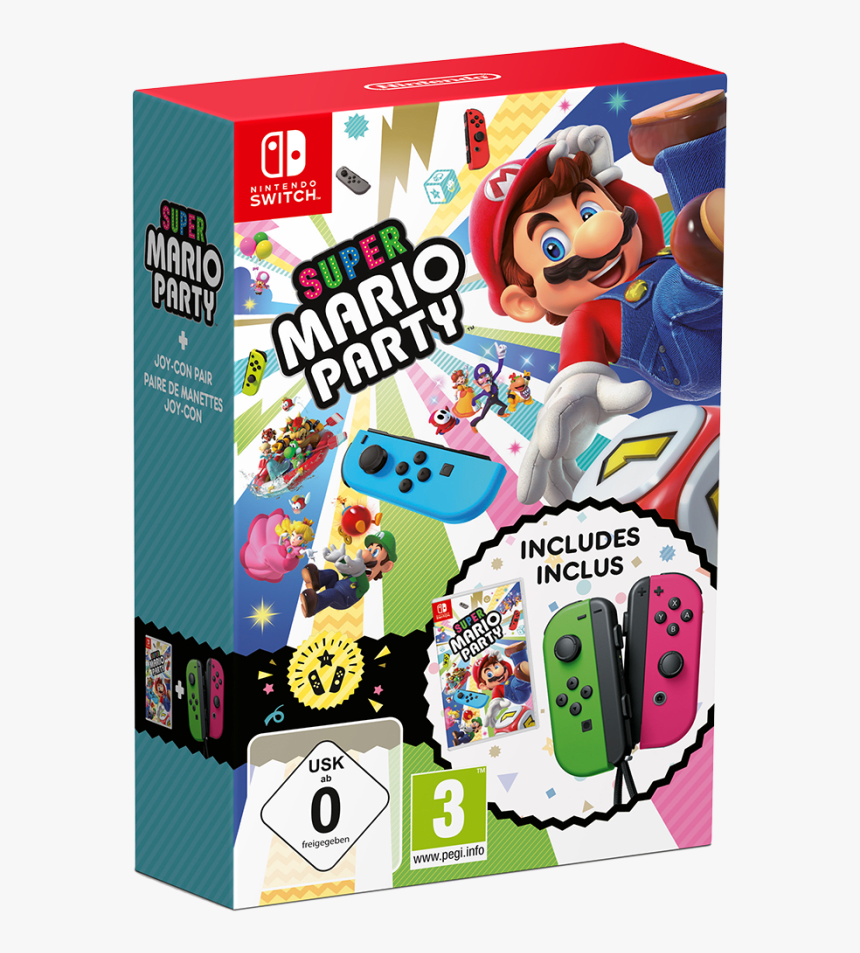 Nintendo Switch Super Mario Party, HD Png Download