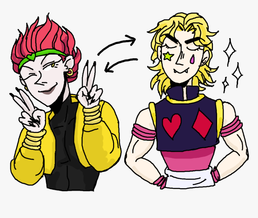 Hisoka & Dio Clothesswap For Reggie
this Was An Experience - Cartoon, HD Png Download