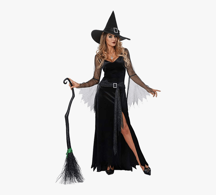 Adult Witch Black Halloween Costumes - Sexy Halloween Costume Witch, HD Png Download