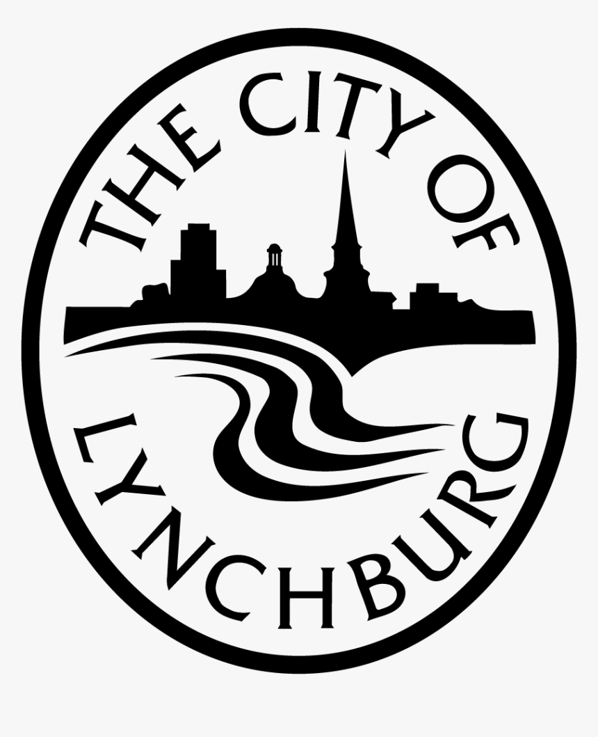City Oval Logowht - Lynchburg, HD Png Download