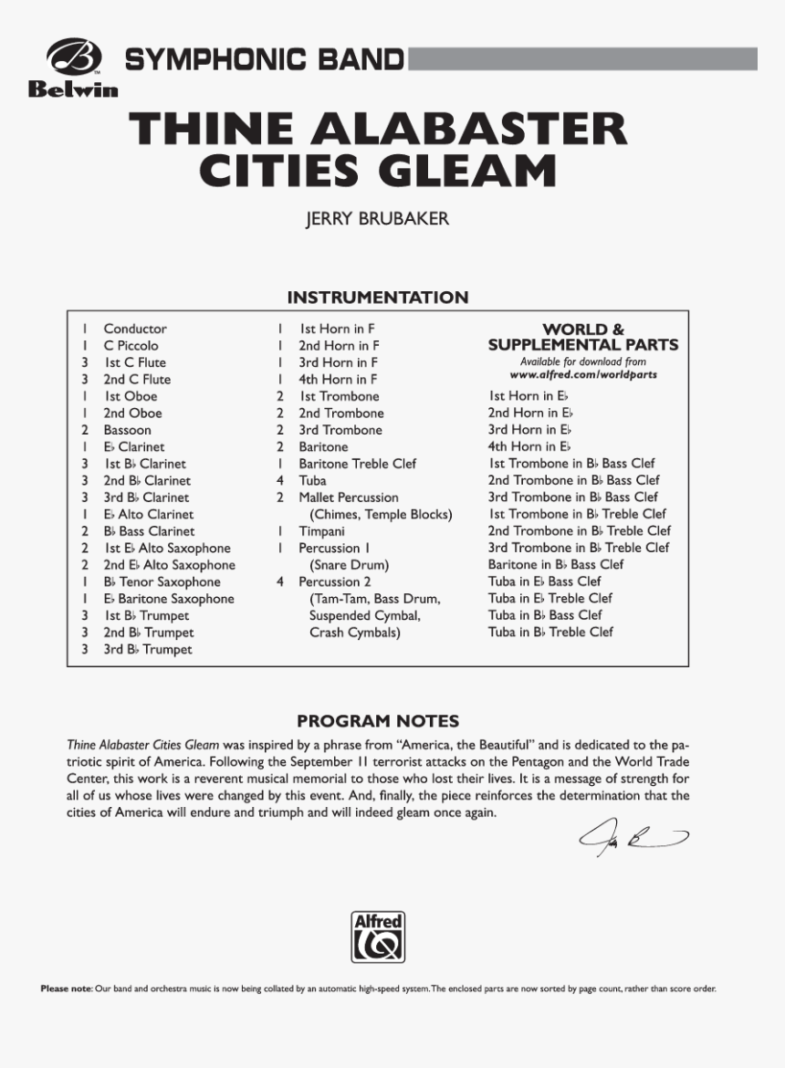 Thine Alabaster Cities Gleam Thumbnail - Alfred Music, HD Png Download