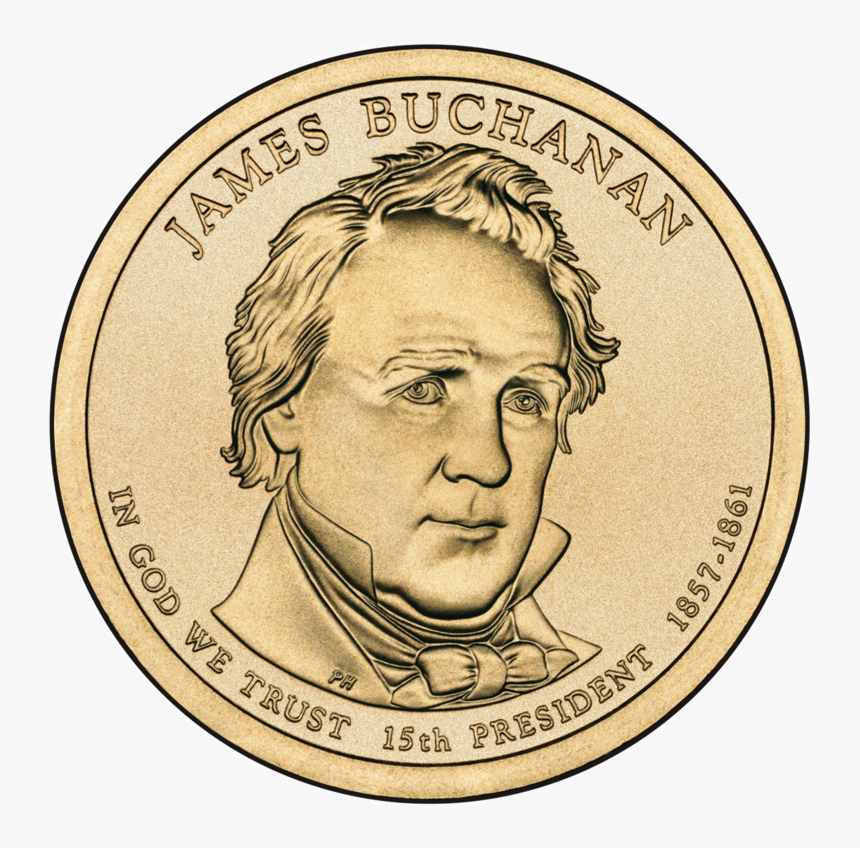James Buchanan Coin, HD Png Download
