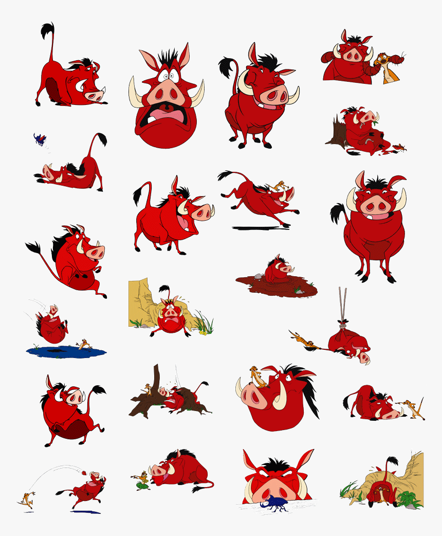 Timon And Pumbaa Characters - Timon And Pumbaa Free Vector, HD Png Download