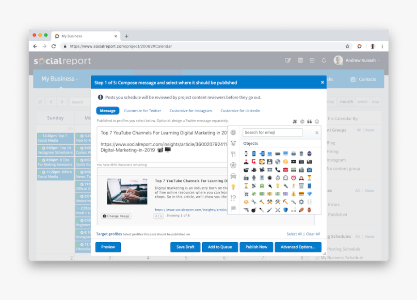 Use Social Report To Manage Your Branded Facebook Group - Hootsuite Alternative, HD Png Download