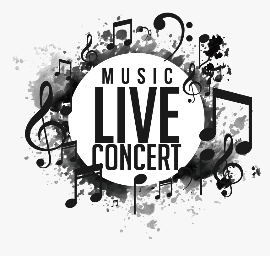 Jpg Library Stock Music Poster Stock Illustration - Live Music Concert  Background, HD Png Download , Transparent Png Image - PNGitem