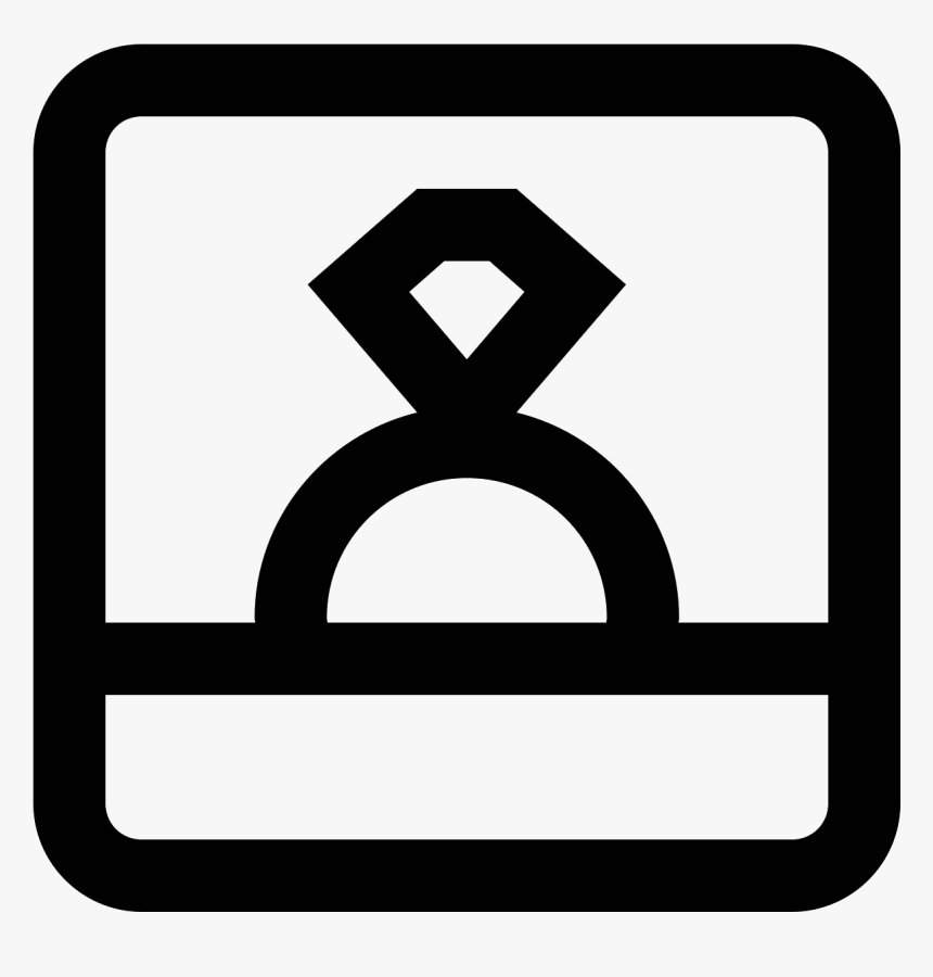 Pierścionek Zaręczynowy Icon - Traffic Sign, HD Png Download