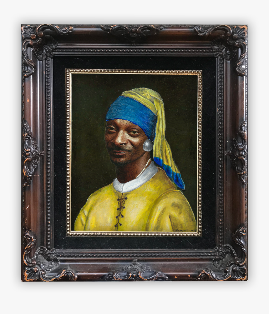 Image Of The Snoop With The Pearl Earring - Picture Frame, HD Png Download