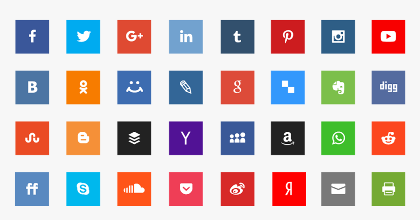 Social Media Business Card Icon Png, Transparent Png