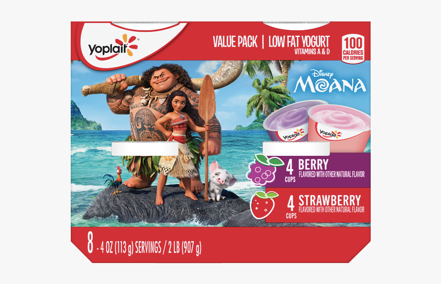 Yoplait Moana Yogurt, HD Png Download