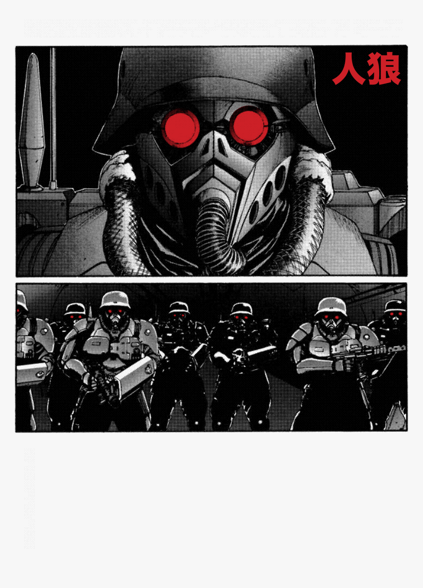 Jin Roh - Panzer Cops - Black - Thumbnail - Kerberos - Jin Roh Kerberos Panzer Cops Transparent, HD Png Download