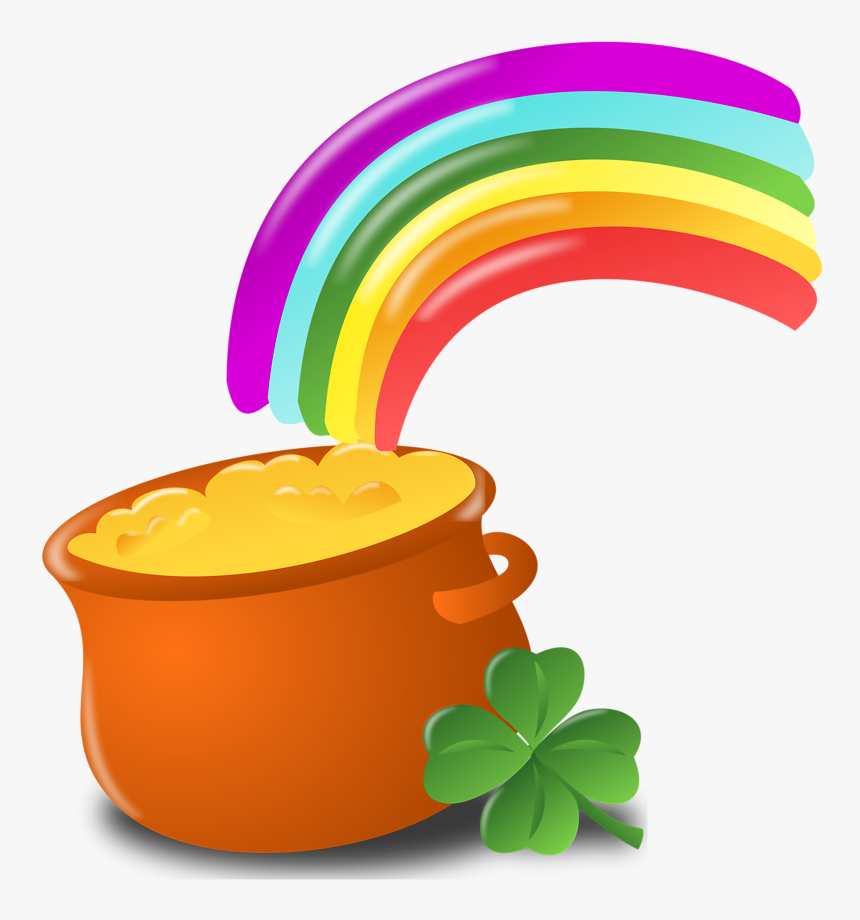 Pot Of Gold Clipart No Background Clipartfest - St Patrick's Day Images Png, Transparent Png