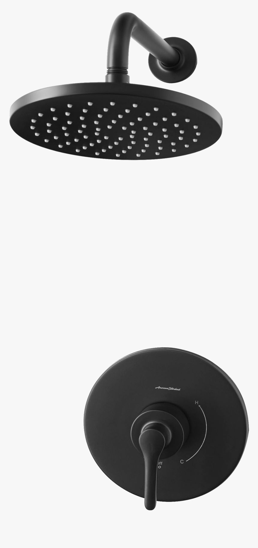 Studio S Shower Trim In Matte Black - American Standard Shower Faucet Black, HD Png Download