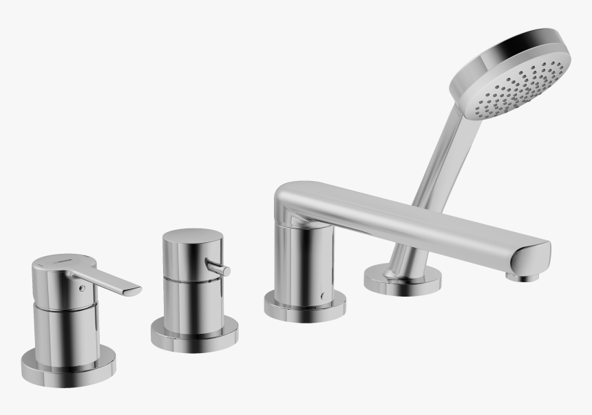 Wannenrandarmatur 3 Loch, HD Png Download