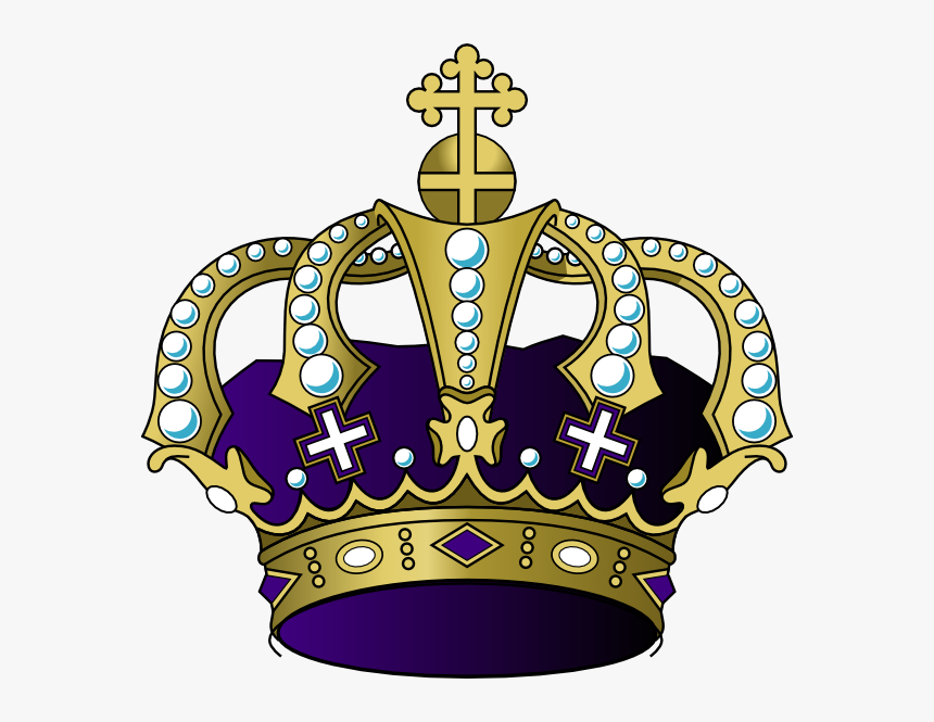 Purple Crown Hi - Mardi Gras Crown Clip Art, HD Png Download