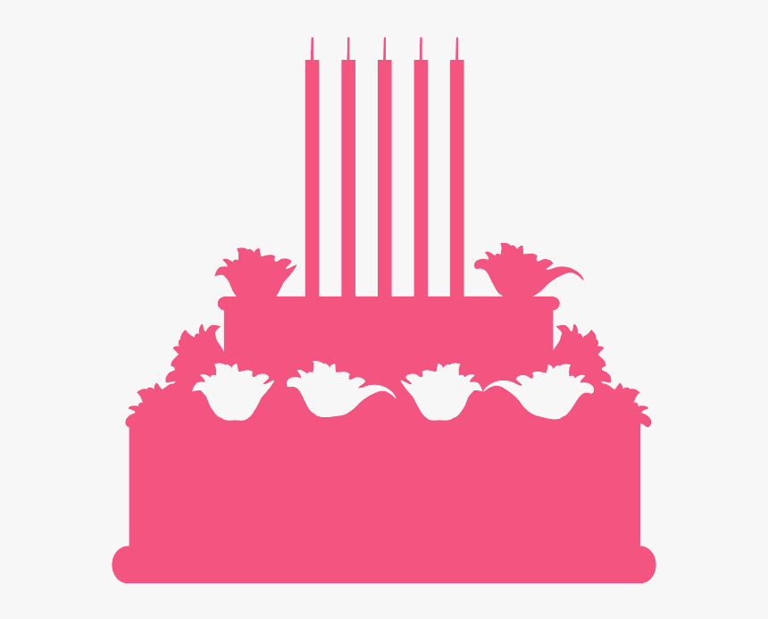 Silhueta De Bolo Png, Transparent Png