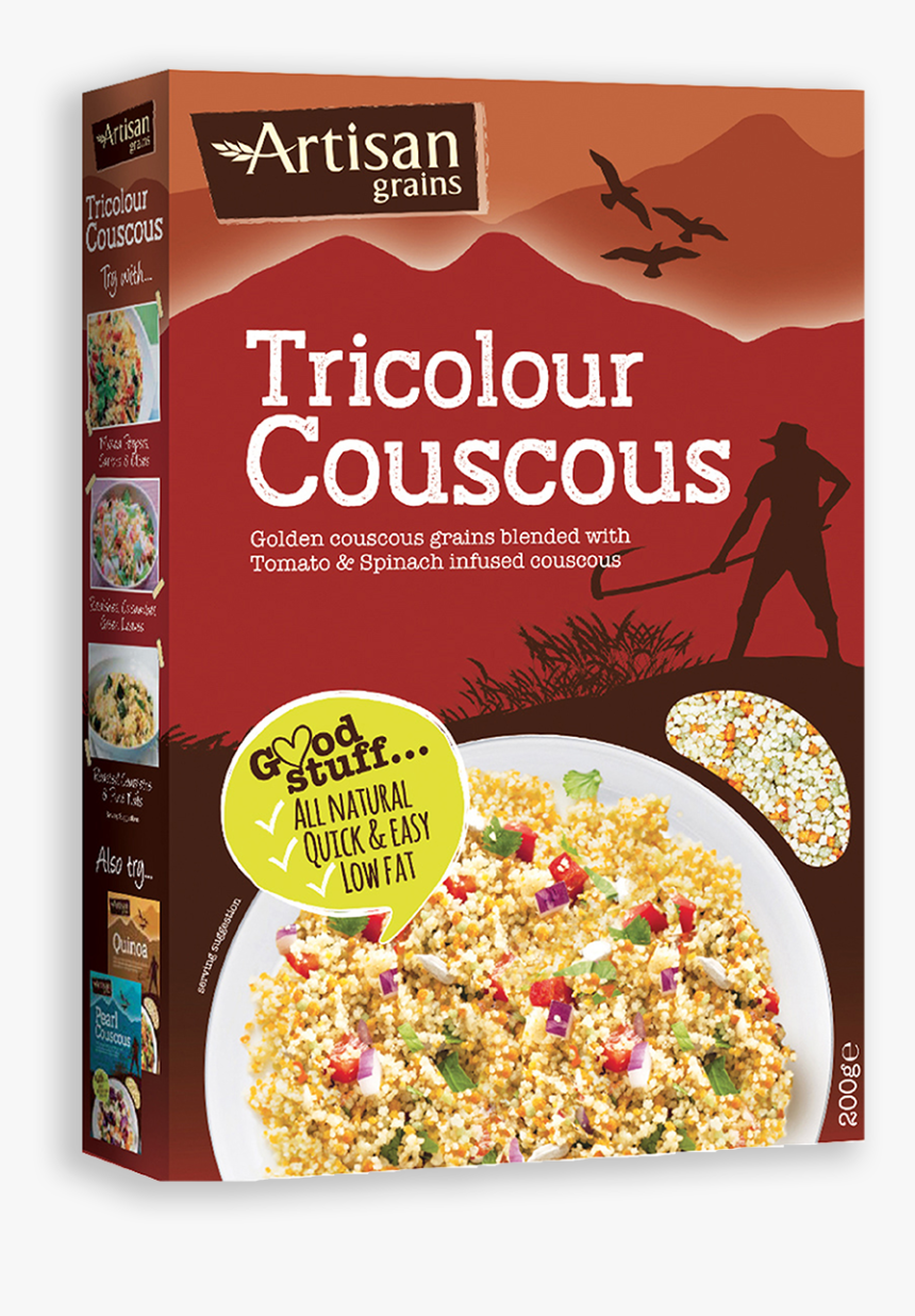 Artisan Grains , Png Download - Artisan Grains Tricolour Couscous, Transparent Png
