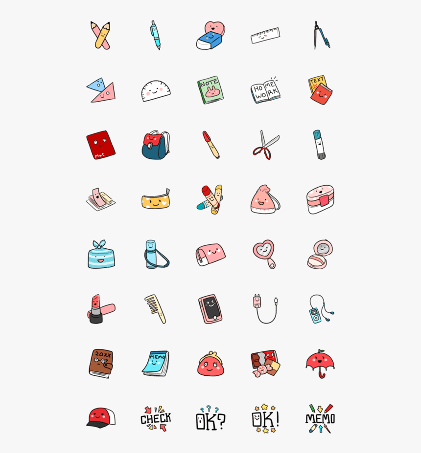 Line Emoji Usagi, HD Png Download