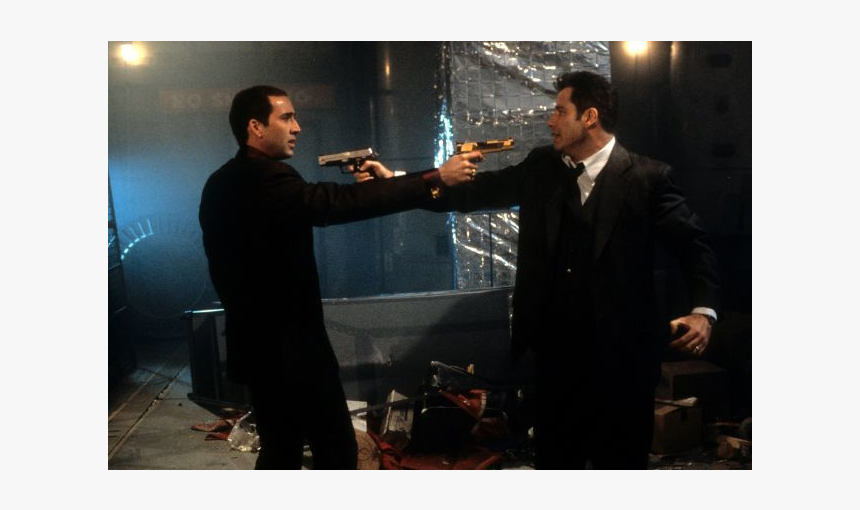 Confused John Travolta Png - Travolta Cage Face Off, Transparent Png