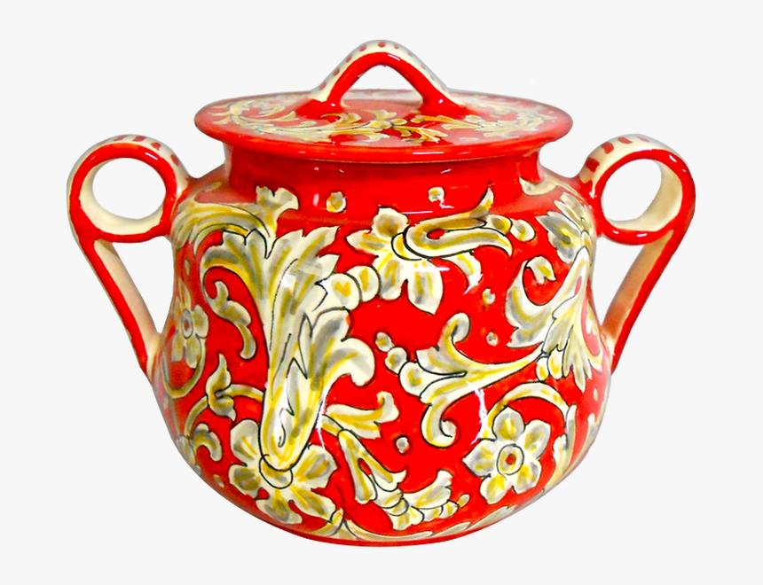 Foglie Rosse Tony Cookie Jar - Teapot, HD Png Download