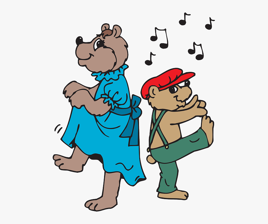 Clipart Gif Dancing Bear, HD Png Download