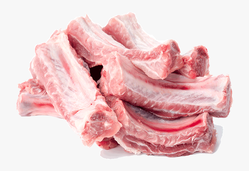 Pork Ribs , Png Download - Raw Pork Spare Ribs, Transparent Png