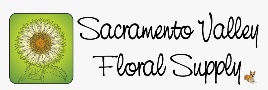 Sacramento Valley Floral Supply - Calligraphy, HD Png Download