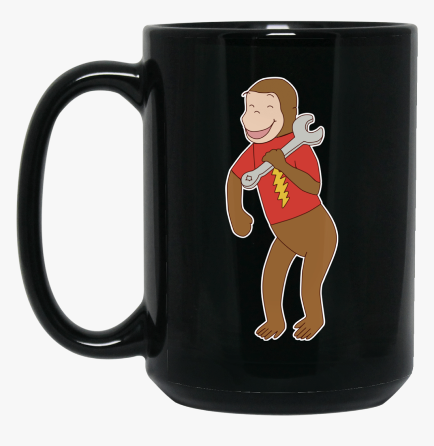 Left Handed Monkey Wrench 15 Oz - Beer Stein, HD Png Download