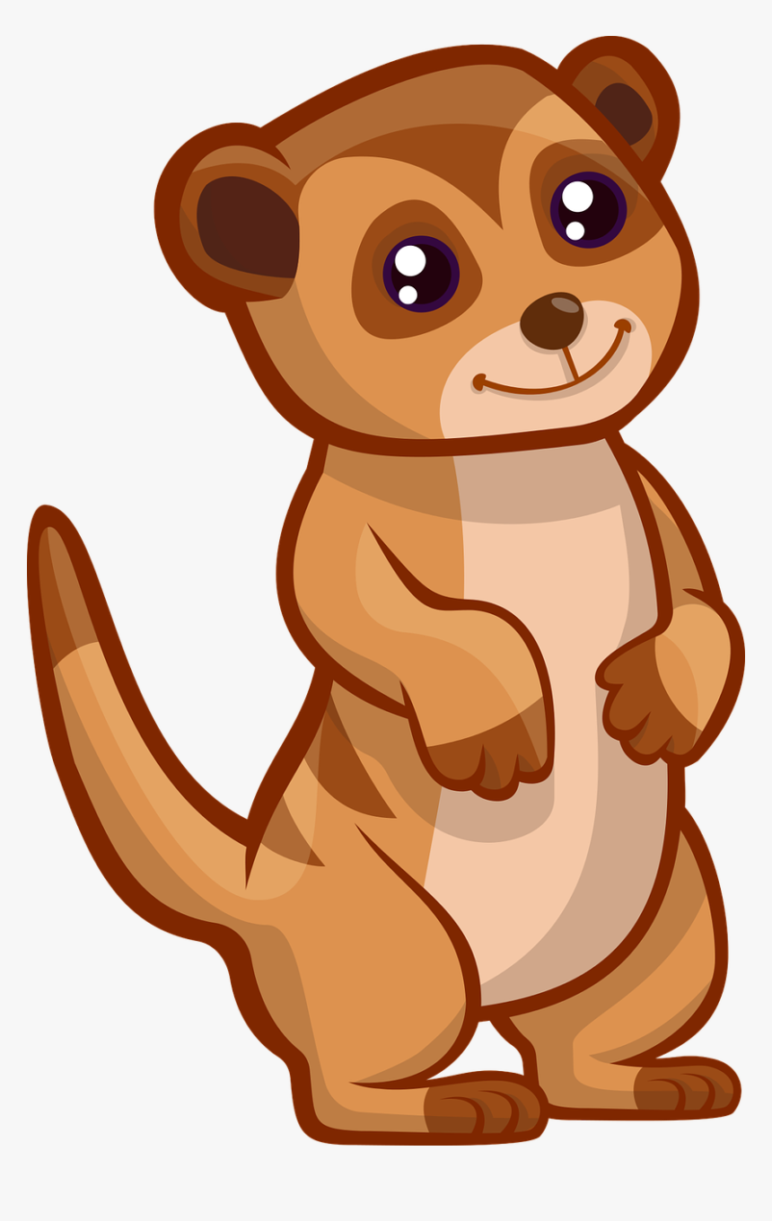 Meerkat Cute Animal Free Photo - Meerkat Cartoon Png, Transparent Png