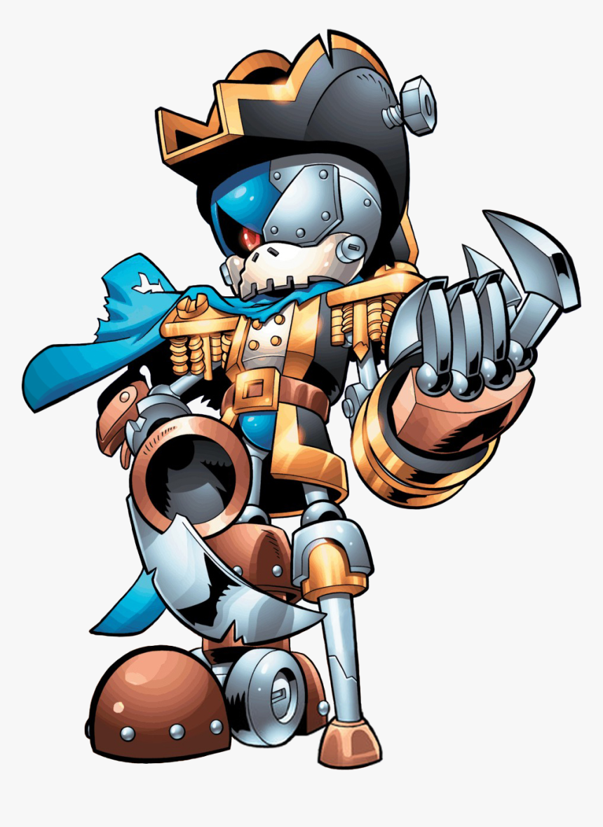 Sonic News Network - Sonic Captain Metal, HD Png Download