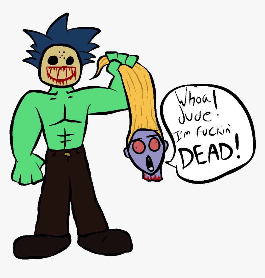 Natan Martinez My Art Zombie Zombie Head Storms-cafe - Cartoon, HD Png Download