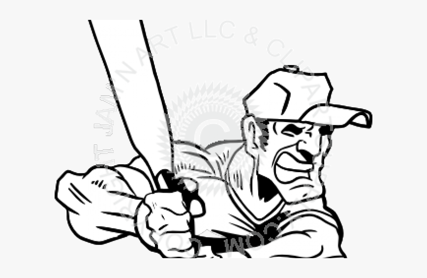 Man Clipart Softball - Illustration, HD Png Download