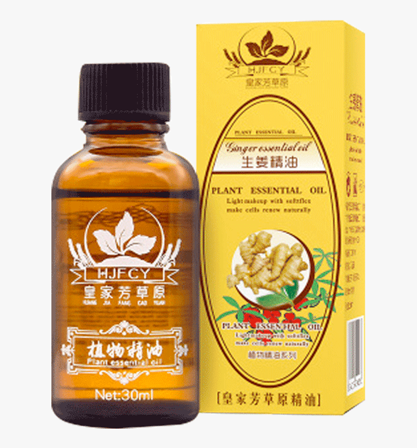 Ginger Plant Essential Oil, HD Png Download