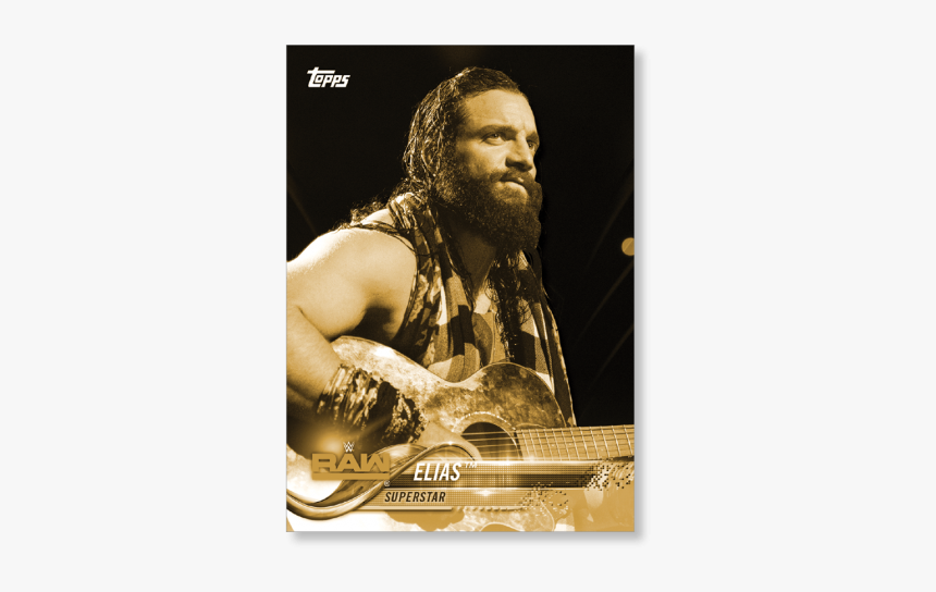 2018 Topps Wwe Elias Base Poster Gold Ed - Poster, HD Png Download