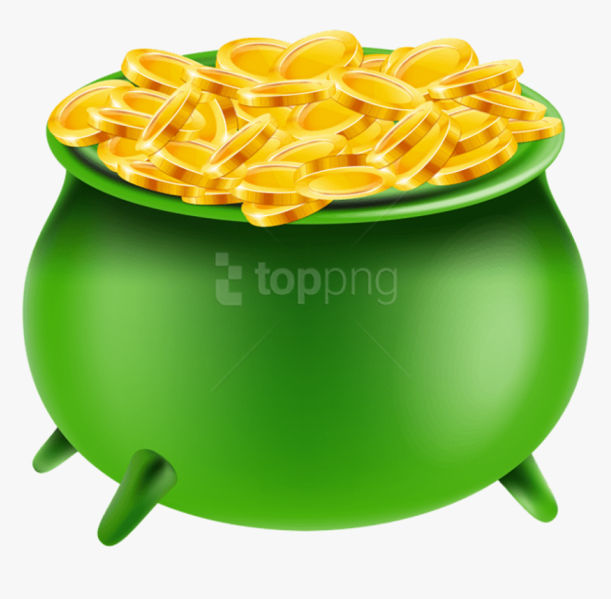Transparent Leprechaun Pot Of Gold Png, Png Download