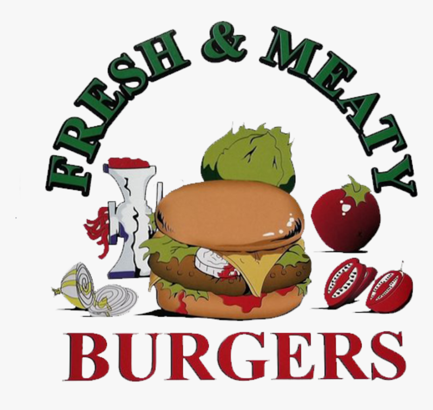 Burger Clipart Top View - Fresh And Meaty Burgers Carson, HD Png Download