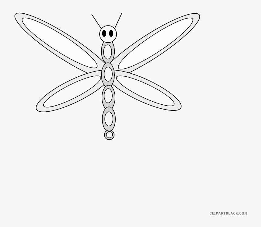Dragonfly Clipart Silhouette - صور يعسوب كرتونية, HD Png Download