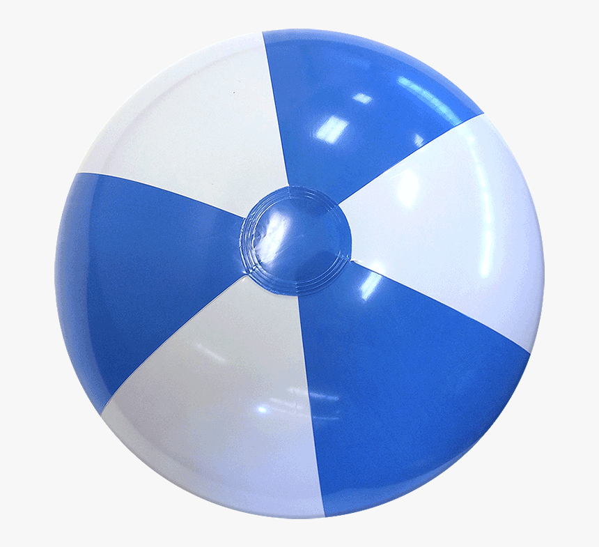 Blue White Beach Ball Png, Transparent Png