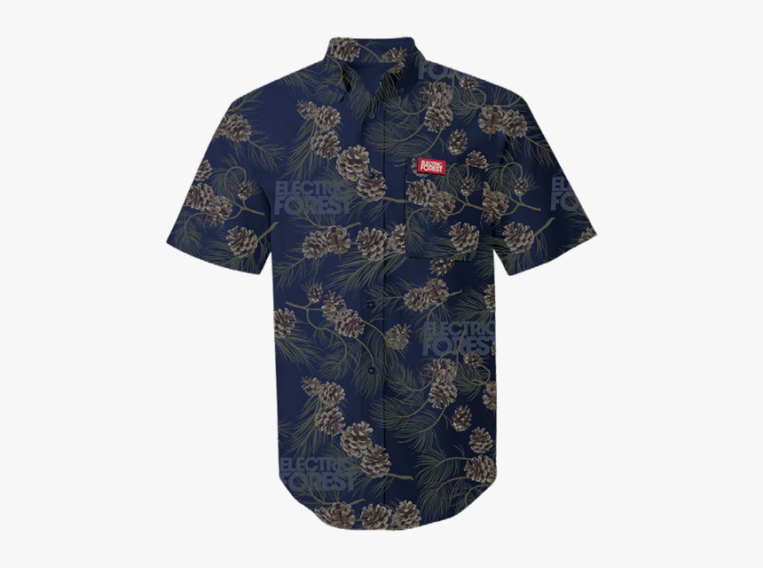 Custom Electric Forest Acorn Hawaiian - Aloha Shirt, HD Png Download