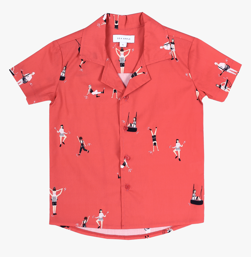 Let S Dance Red Hawaiian Shirt, HD Png Download