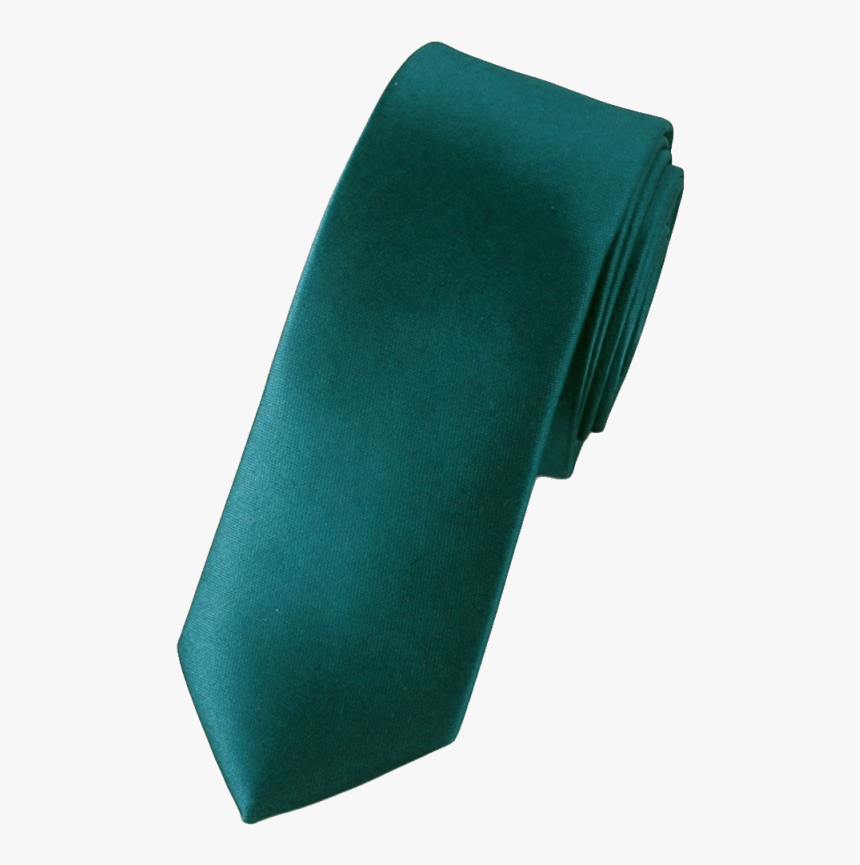 Tie Png Image - Dark Teal Skinny Tie, Transparent Png