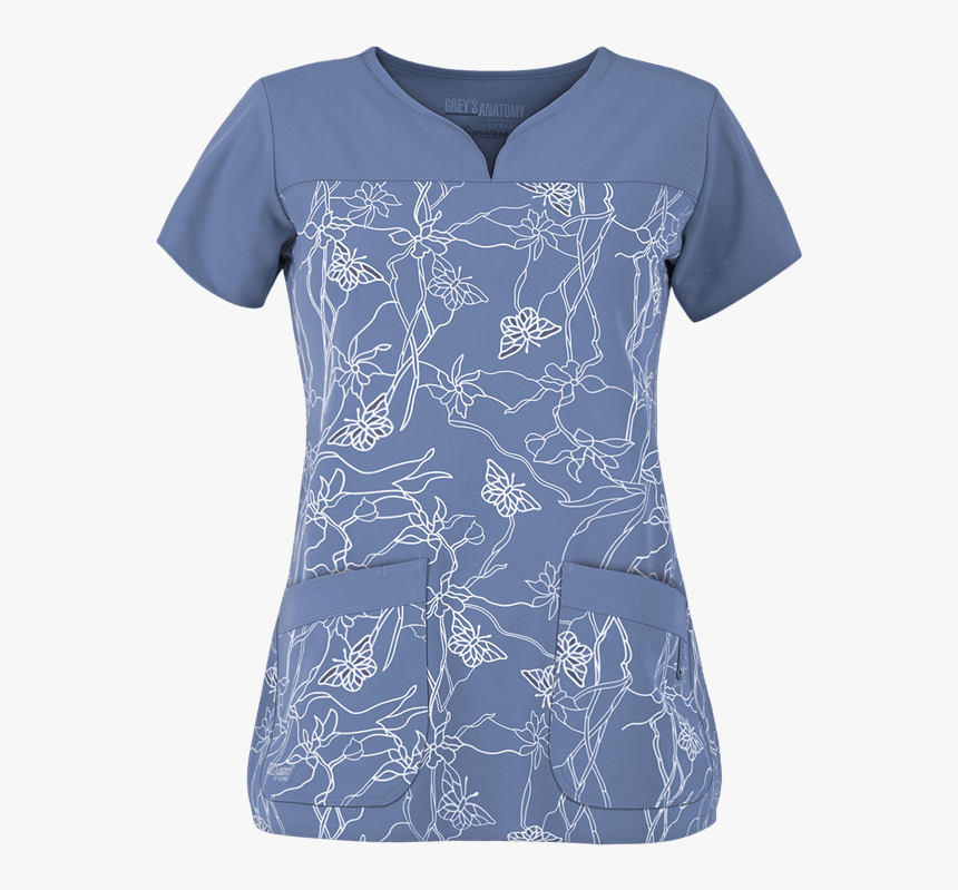 Ga2117sc Housekeeping Uniform, Greys Anatomy Scrubs, - Blouse, HD Png Download