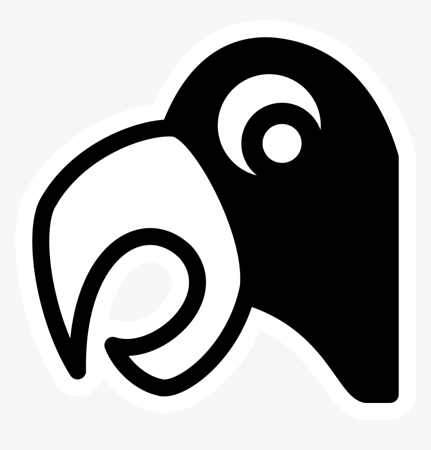 Monochrome Photography Silhouette Logo - Photography, HD Png Download